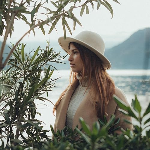 Miniatura 7 de Gossifan Sombreros Fedora para hombre, sombrero Panamá de ala ancha con cinturón clásico