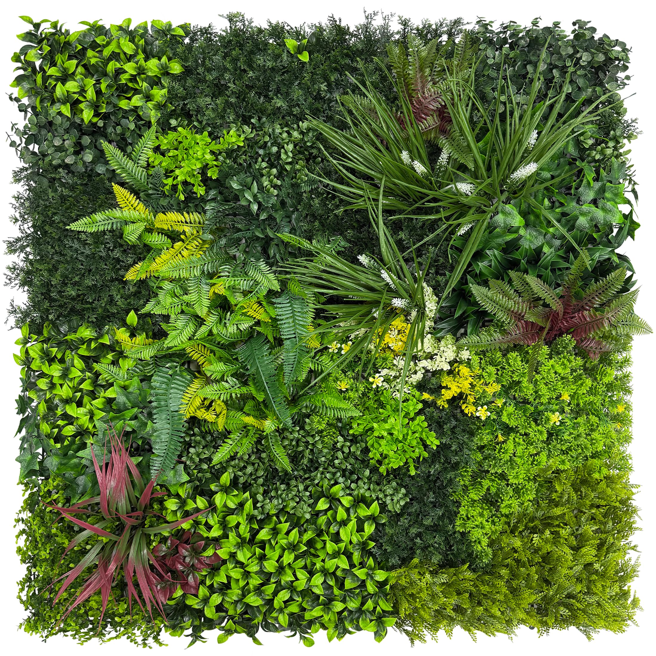 Photo 1 of DOPGIB Artificial Grass Wall Boxwood Plant Panel 20"x20"