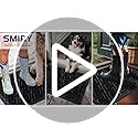 Smiry Front Door Mat Outside Entrance, Heavy Duty Natural Rubber Doormat, Trap Dirt and Moisture Easy Clean Low Profile Patio Porch Welcome Floor Mats for Entry, 29.5x17 Inch, Beige