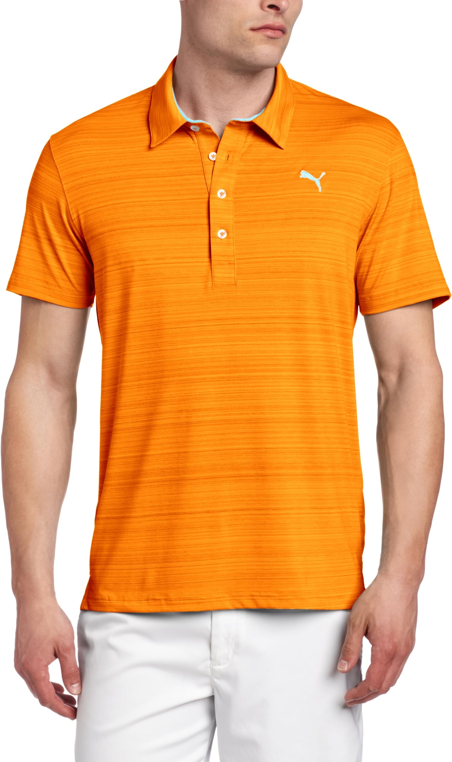Puma Golf NA Men's Barcode Stripe Polo Tee