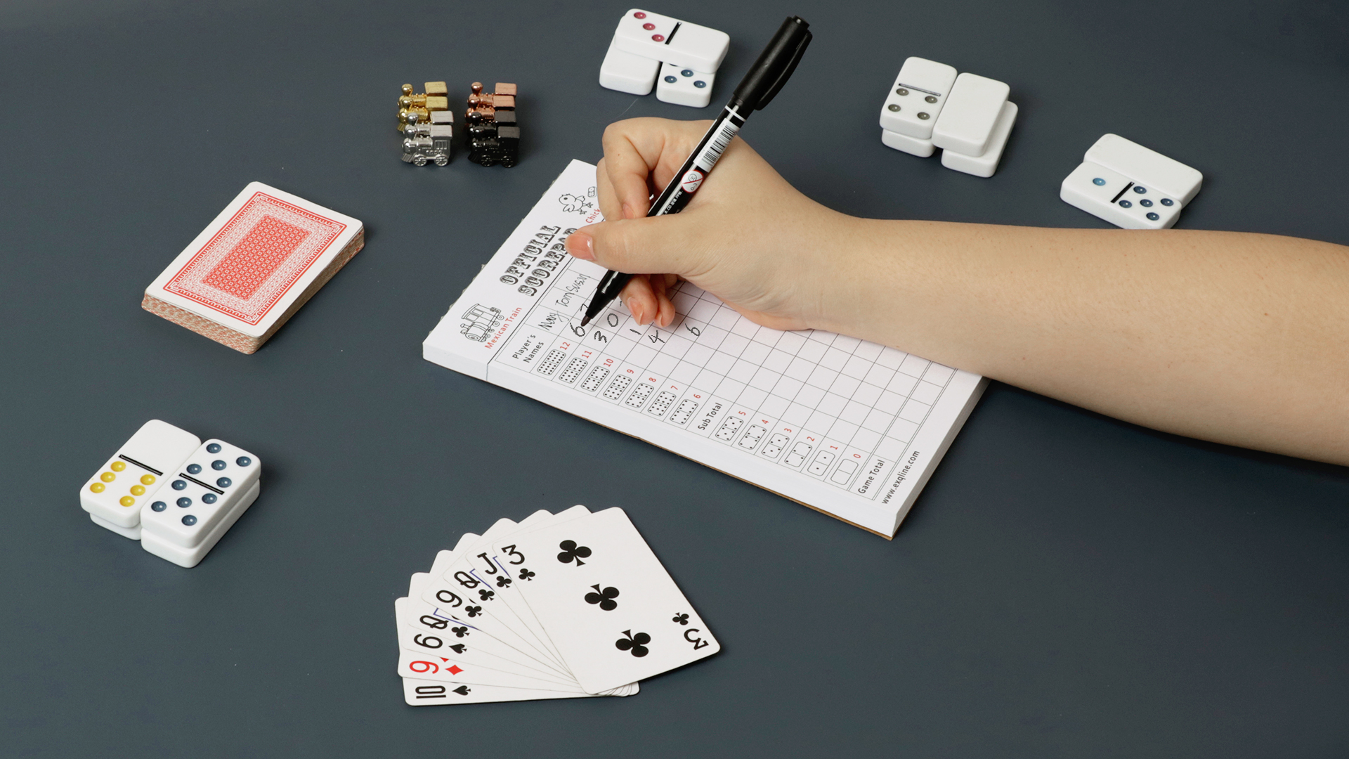 Amazon.com: Exqline Mexican Train Score Pads, 70 Sheets Dominoes