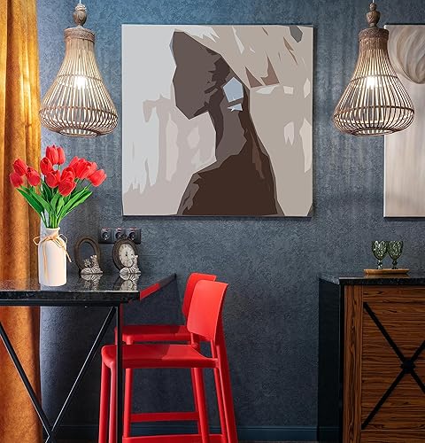 Miniatura 9 de SITUMEIZI 15 tulipanes artificiales rojos falsos de tacto real, flores de seda rojas de 14 pulgadas para decoración del hogar, cocina, Pascua,