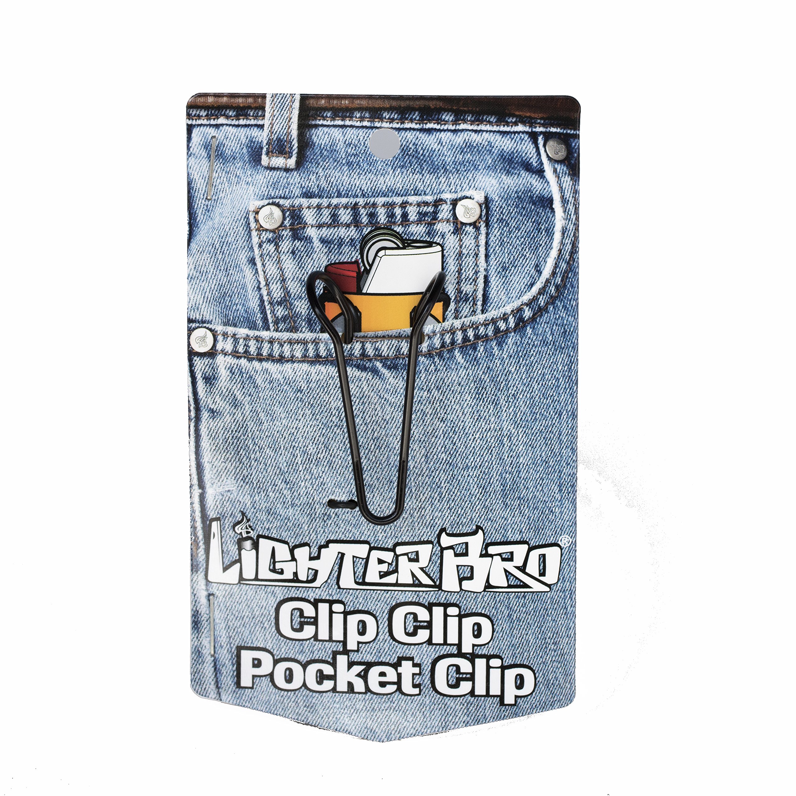 LighterBro ClipClip Pocket / Belt Clip Accessory for LighterBro Bic Lighter Multitool (black) - DOES NOT INCLUDE THE LIGHTERBRO MULTITOOL-image-30