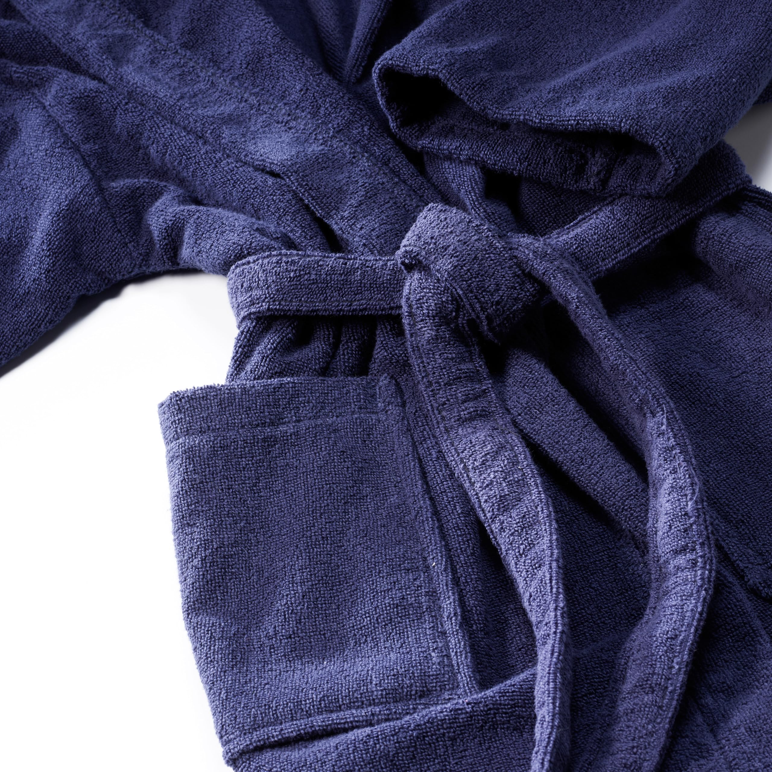 GUZZINI Classic - Peignoir de Bain Femme et Homme en Éponge avec Capuche, Ceinture et Poches 100% Coton Certifié OekoTex, Peignoir Homme Femme Doux Absorbant, Peignoirs Durables Résistants aux Lavages