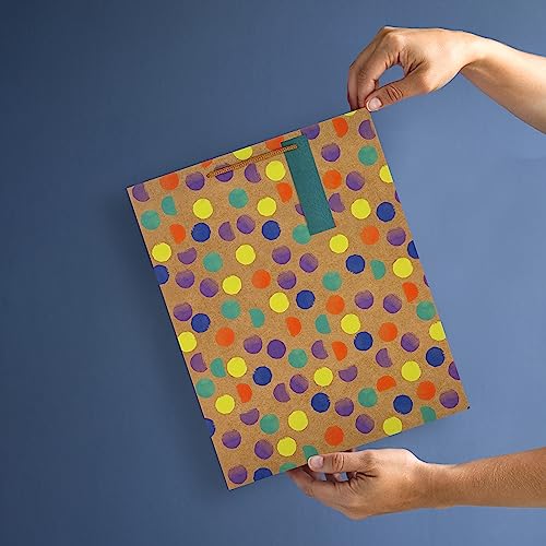 Hallmark Large Multi-Occasion Birthday Gift Bags - Pack of 4 in 1 Polka-Dot Design
