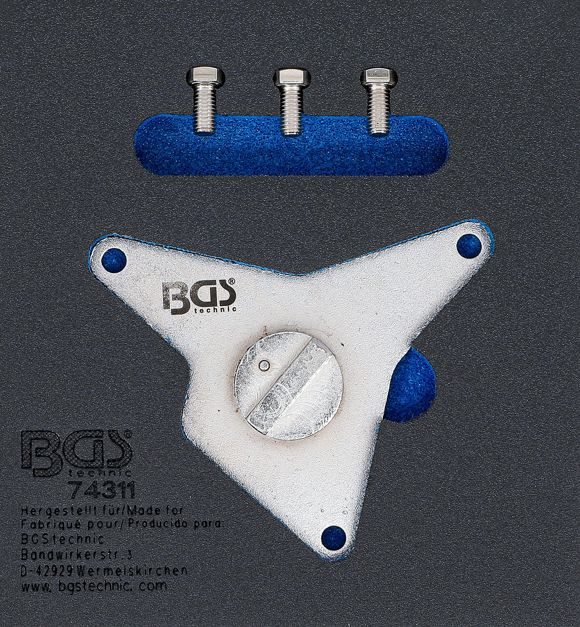 BGS 74311 | Werkstattwageneinlage 1/6 | Nockenwellen-Einstellwerkzeug | für Alfa Romeo, Fiat, Lancia 1.4 L MultiAir Turbo | Steuerzeiten kontrollieren und einstellen