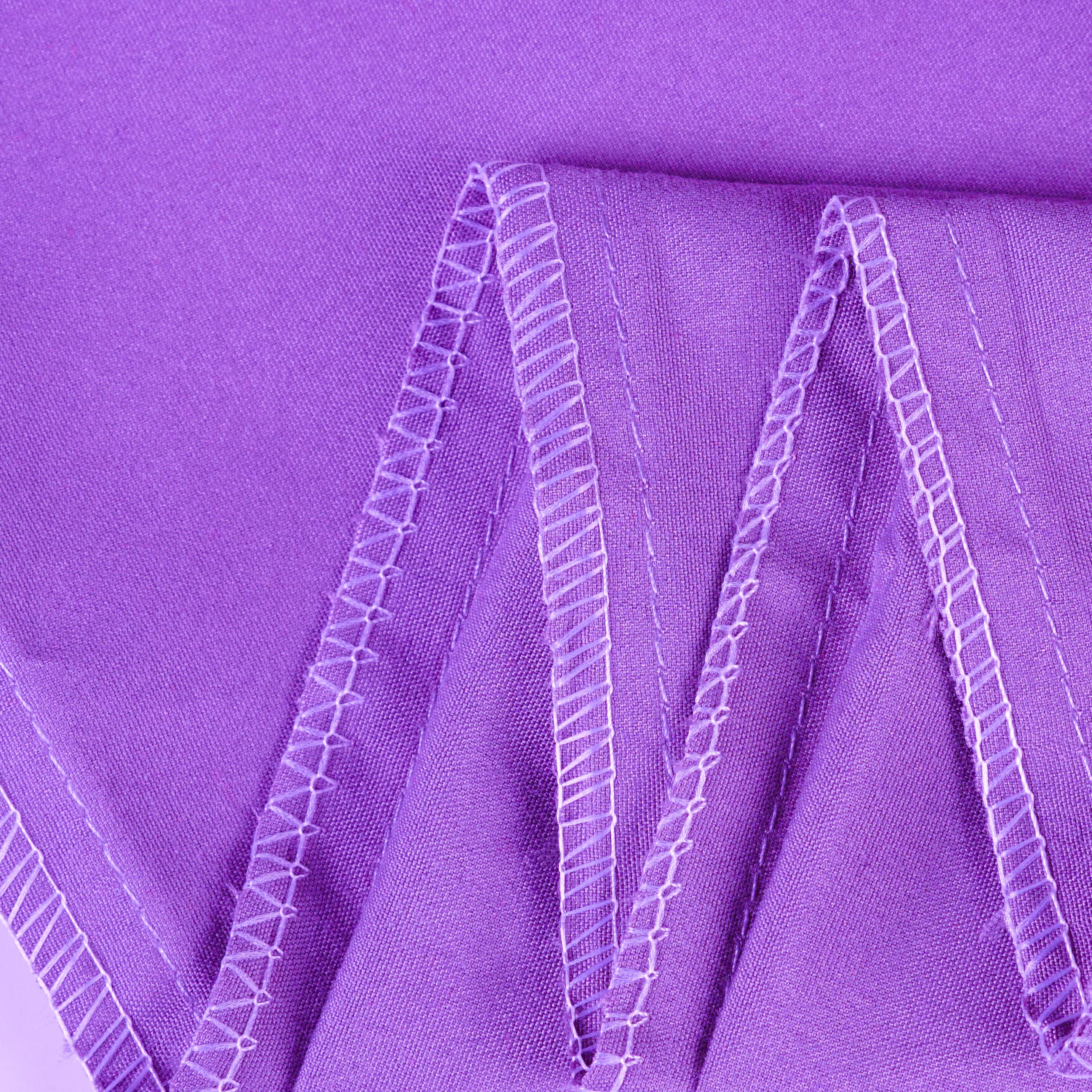 BEDSUM Juego de 2 fundas de almohada de microfibra tamaño Queen, suaves, resistentes a las arrugas y de fácil cuidado con cierre de sobre, 20 x 36 pulgadas, color morado