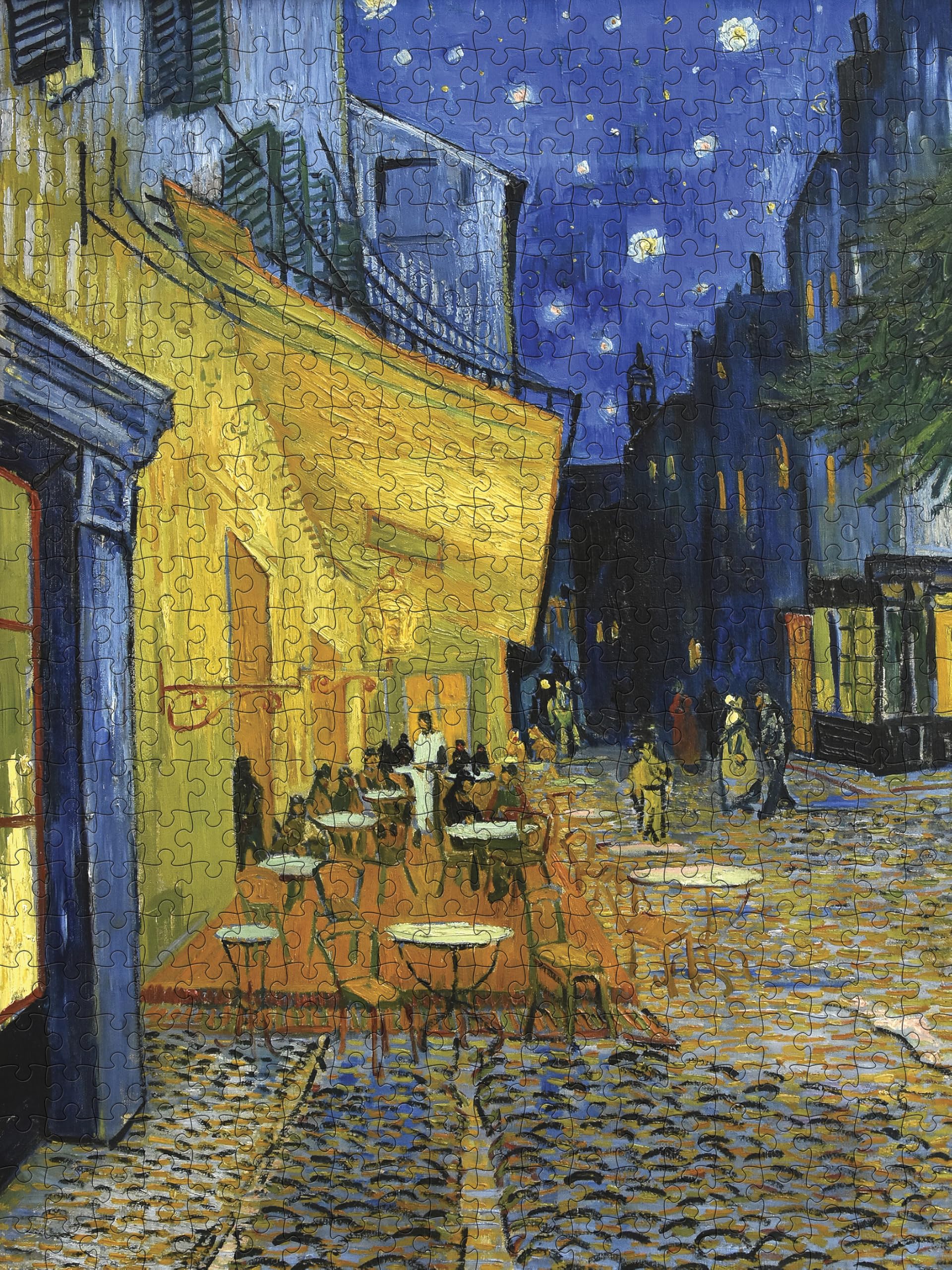 Pomegranate 500-Piece Jigsaw Puzzle for Adults, Vincent Van Gogh's Terrace of a Cafe at Night, Large Piece Puzzle, Matte Finish, Snug Fit - Image 6