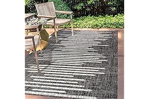 JONATHAN Y Zolak Berber Stripe 4x6 Outdoor Area Rug