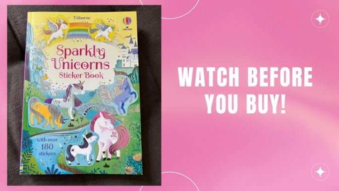Usborne sticker book Unicorns シールブック Amazon.com: Unicorns Sticker Book: 9781474940979: Books