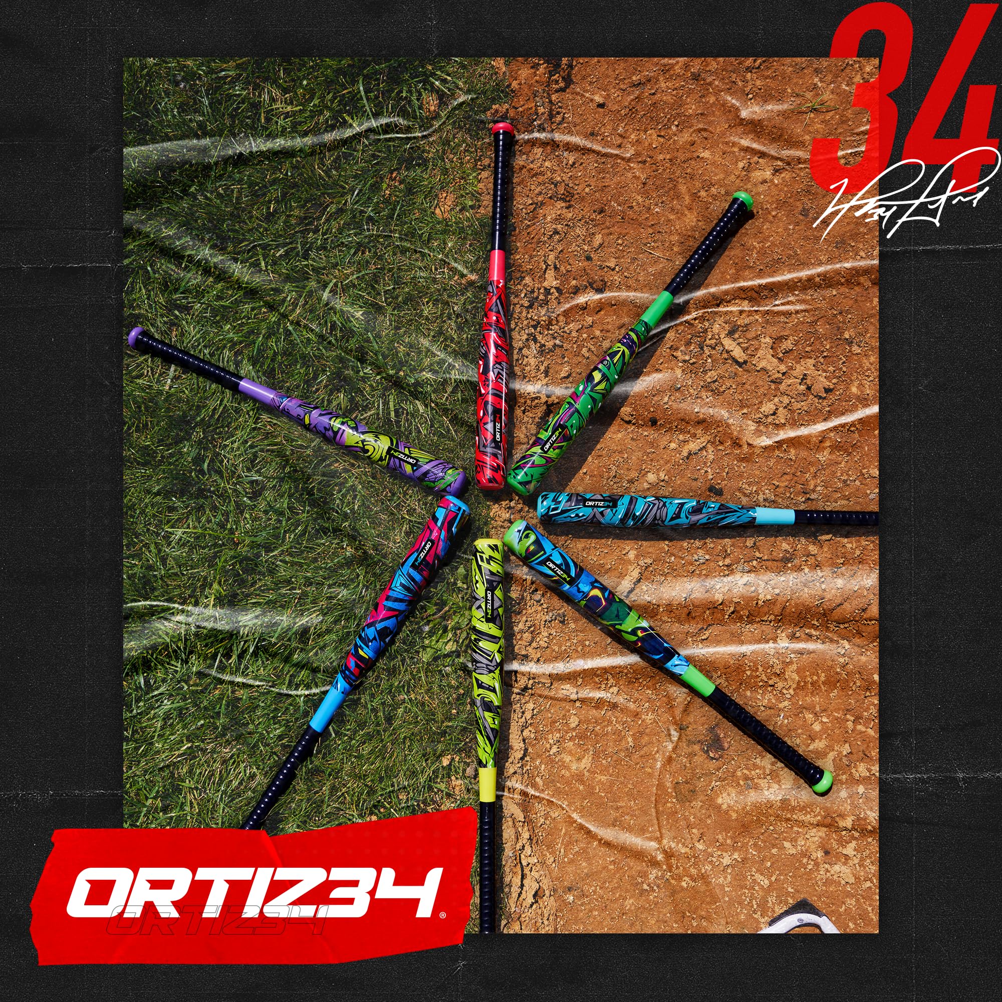 Amazon.co.jp: Ortiz34 グラフィティ プラスチック バット&ボール