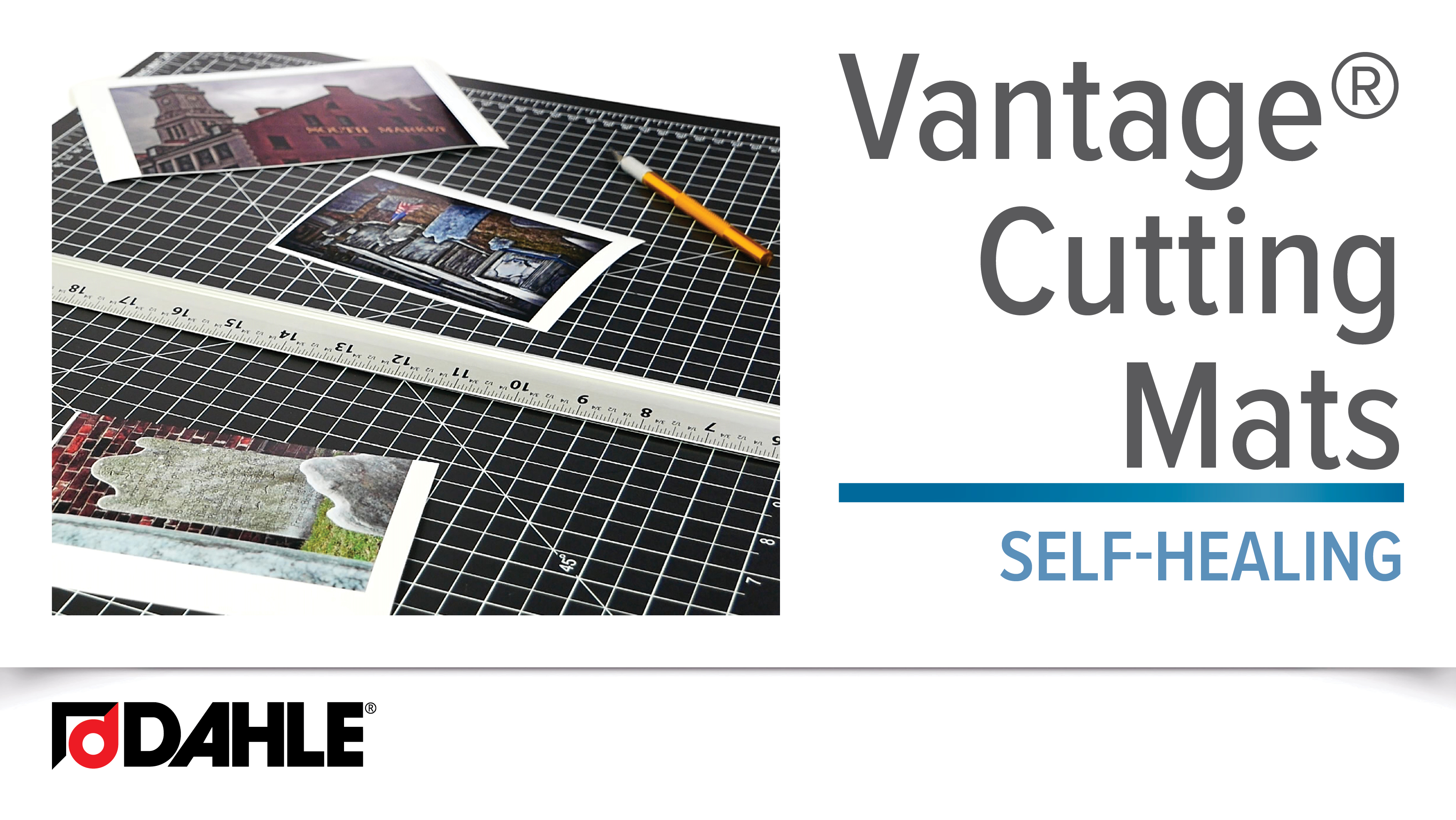 Dahle Vantage 10694 Self-Healing Cutting Mat, 36” x 48", 1/2" Grid, 5 Layers for Max Healing, Perfect for Crafts & Sewing, Blue - Image 8