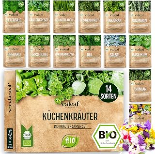 BIO Kräuter Samen Set - 14 Sorten Kräutersamen aus biologischem …