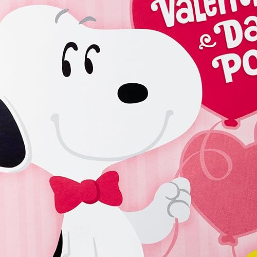 Miniatura 5 de Hallmark Peanuts - Tarjeta musical para el día de San Valentín para niños (abrazo de Snoopy) (699VCG3007)
