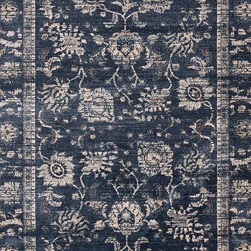 Miniatura 3 de SAFAVIEH Vintage Collection - Alfombra de área de 5 pies 1 pulgada x 7 pies 7 pulgadas, gris oscuro y crema, diseño oriental tradicional envejecido,