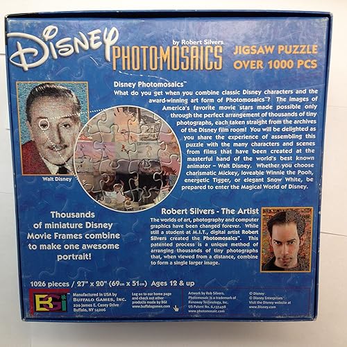 Miniatura 2 de Buffalo Juegos Puzzle de pensamiento Winnie diseño de mosaico 1026piezas81305