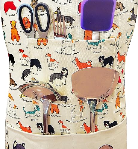 Miniatura 4 de Delantal de cocina 100% algodón BBQ Artesanía Jardín Regalo de Navidad Delantal..