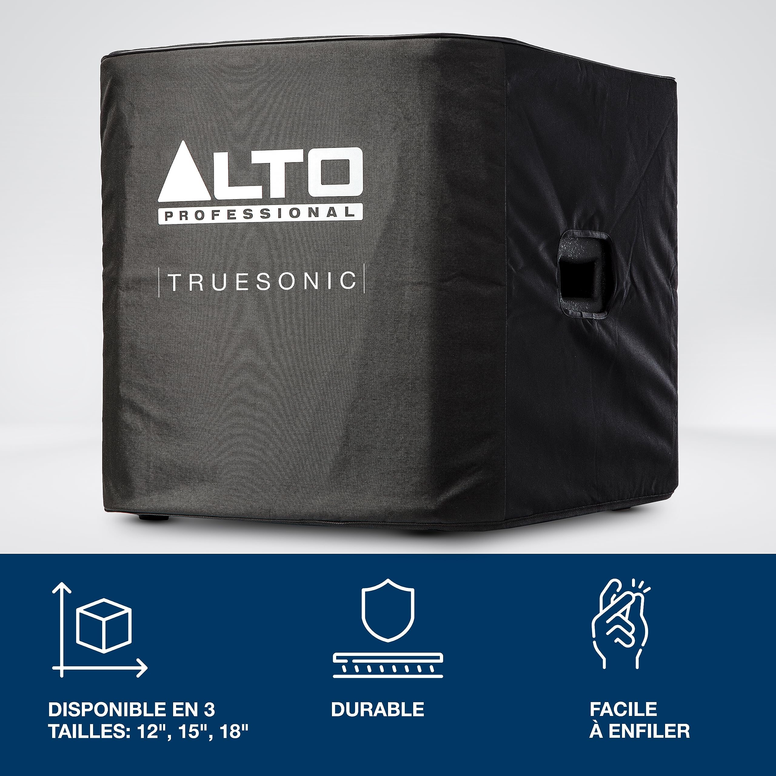 ALTO Housse Durable pour Subwoofer Amplifié TS15S avec Doublure en Nylon et Poignée d'Accès