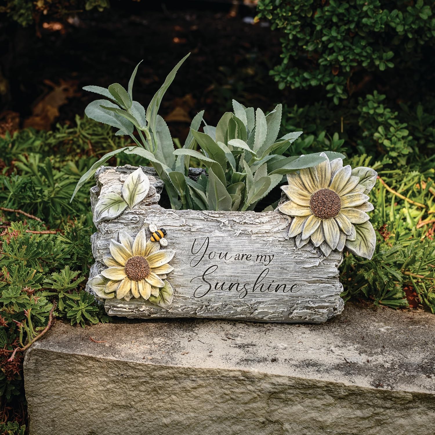 Roman, 6" H You are My Sunshine Decorative Garden Planter, Outdoor Decor,