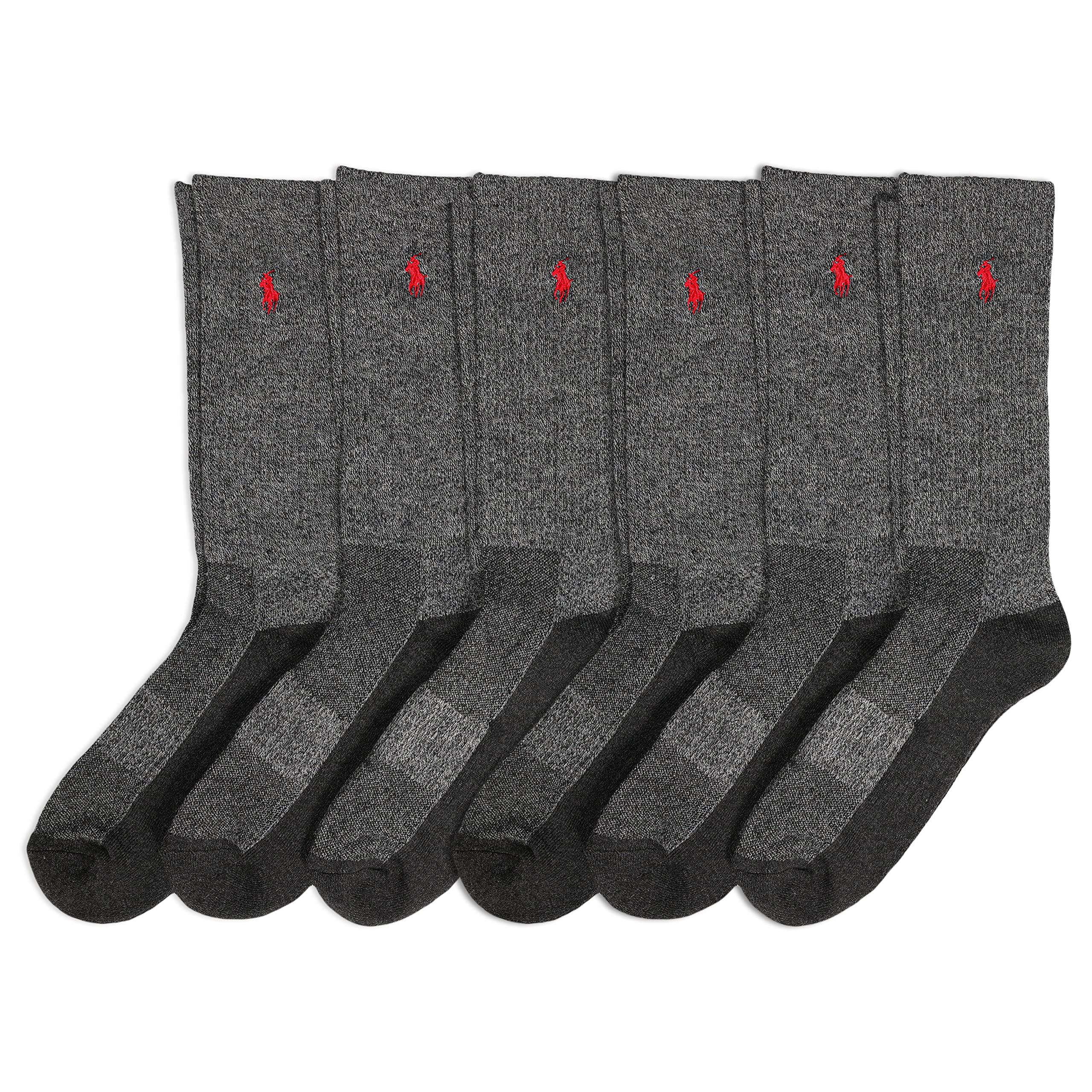 POLO RALPH LAUREN Men's Performance Crew Socks 6 Pack