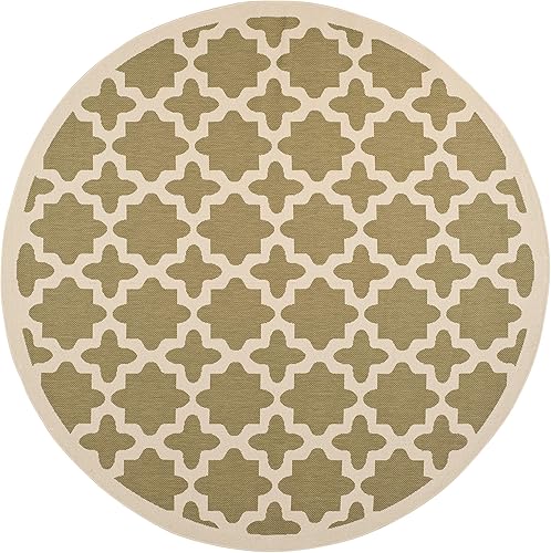 Vista 47 de Safavieh Courtyard Collection CY6903-268 alfombra azul marino y beige para interior o exterior, otro, Azul marino, beige