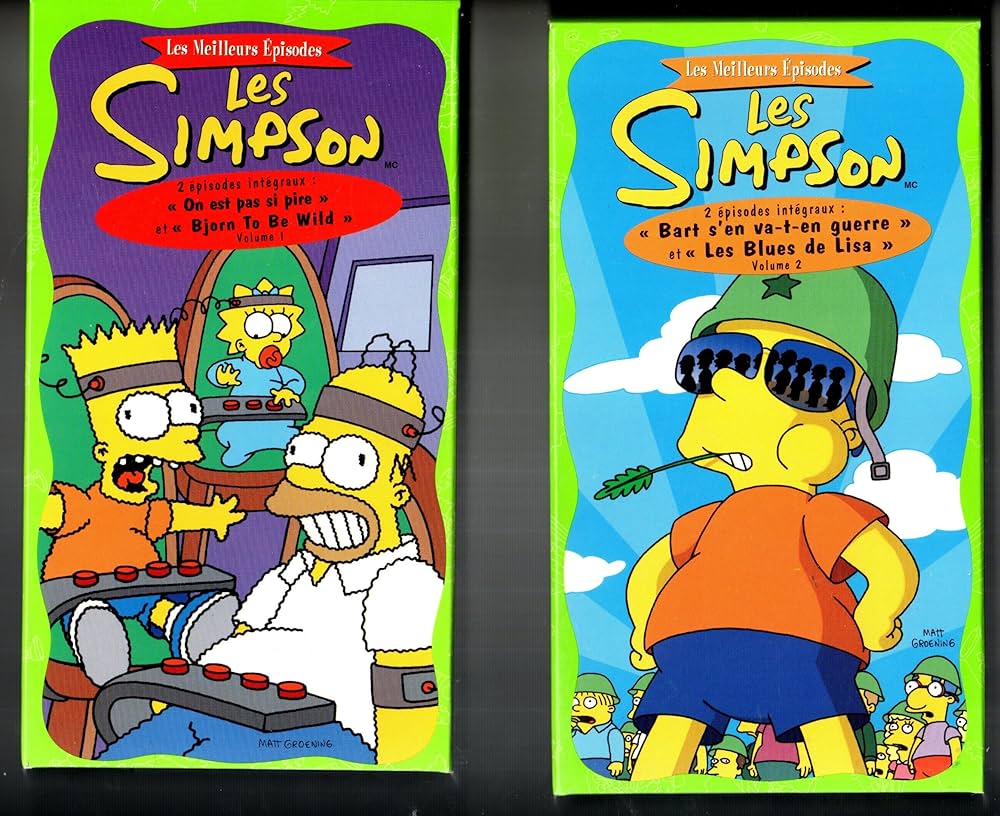 Amazon.co.jp: The Best of The Simpsons Boxed Set 1 [VHS