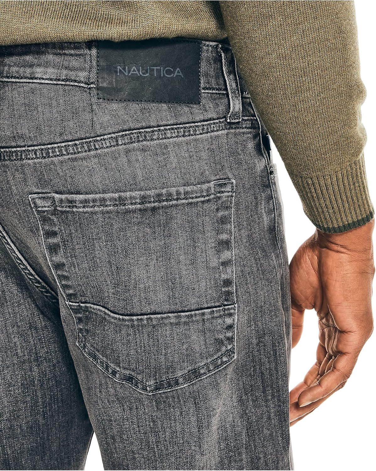 Nautica Mens Nautica Original Relaxed Stretch Denim