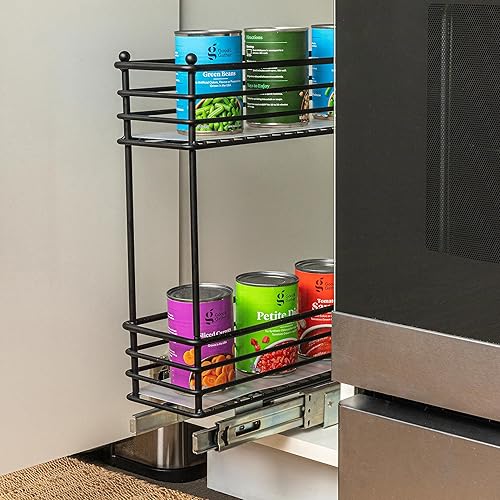 Miniatura 2 de Household Essentials Glidez - Organizador multiusos de acero con acabado de pintura y forros de plástico para uso debajo del gabinete, diseño de 2