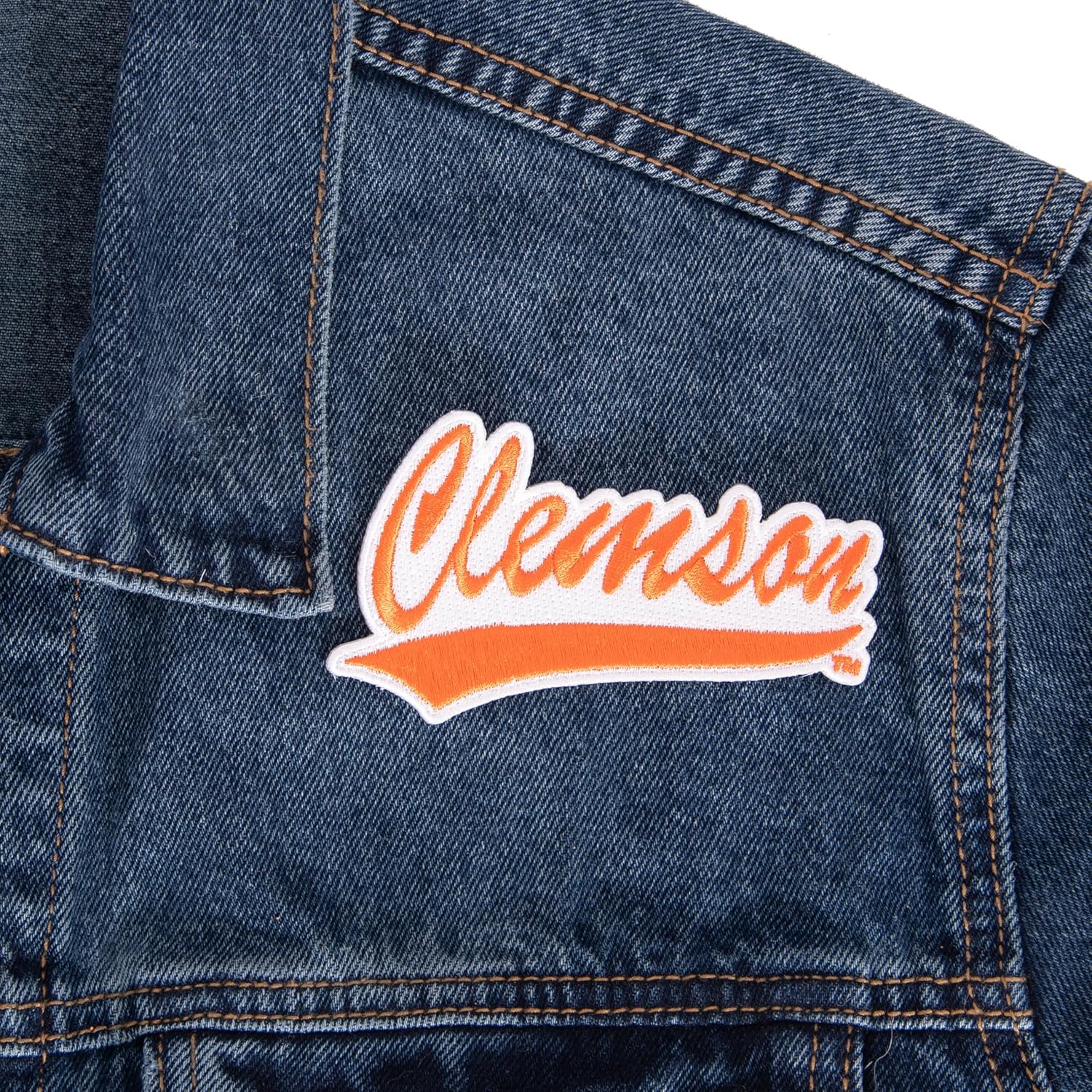 Desert Cactus Clemson University Patch – Embroidered Iron On/Sew On Applique for Blazers, Jackets, Backpacks, Bags, Hats & Tactical Gear – Clemson Tigers (Patch - Design F) - Image 4