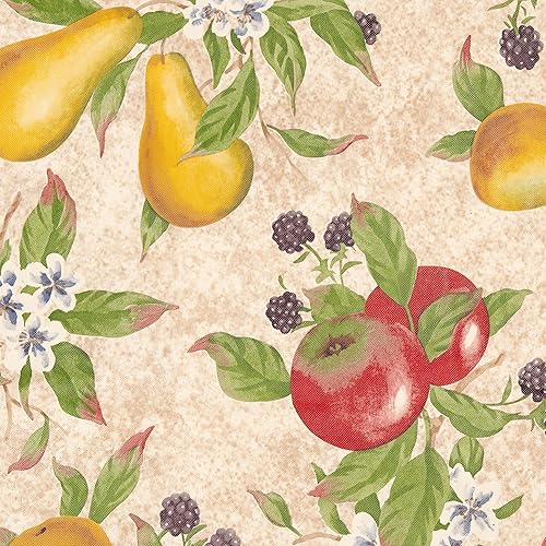 Miniatura 8 de EVERYDAY LUXURIES Mantel oblongo, impermeable de 52 x 70 pulgadas, resistente a las manchas y a las arrugas, mantel decorativo de vinilo de calibre