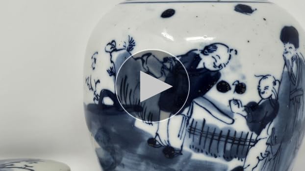 白磁瓶子 Amazon.com: Festcool 古董風格青白瓷陶瓷蓋罐中國明風格景德鎮