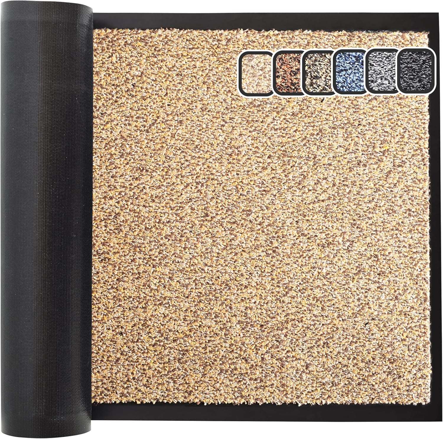 GULLAMBO Door Mat for Indoor & Outdoor Washable Door Mat, Floor