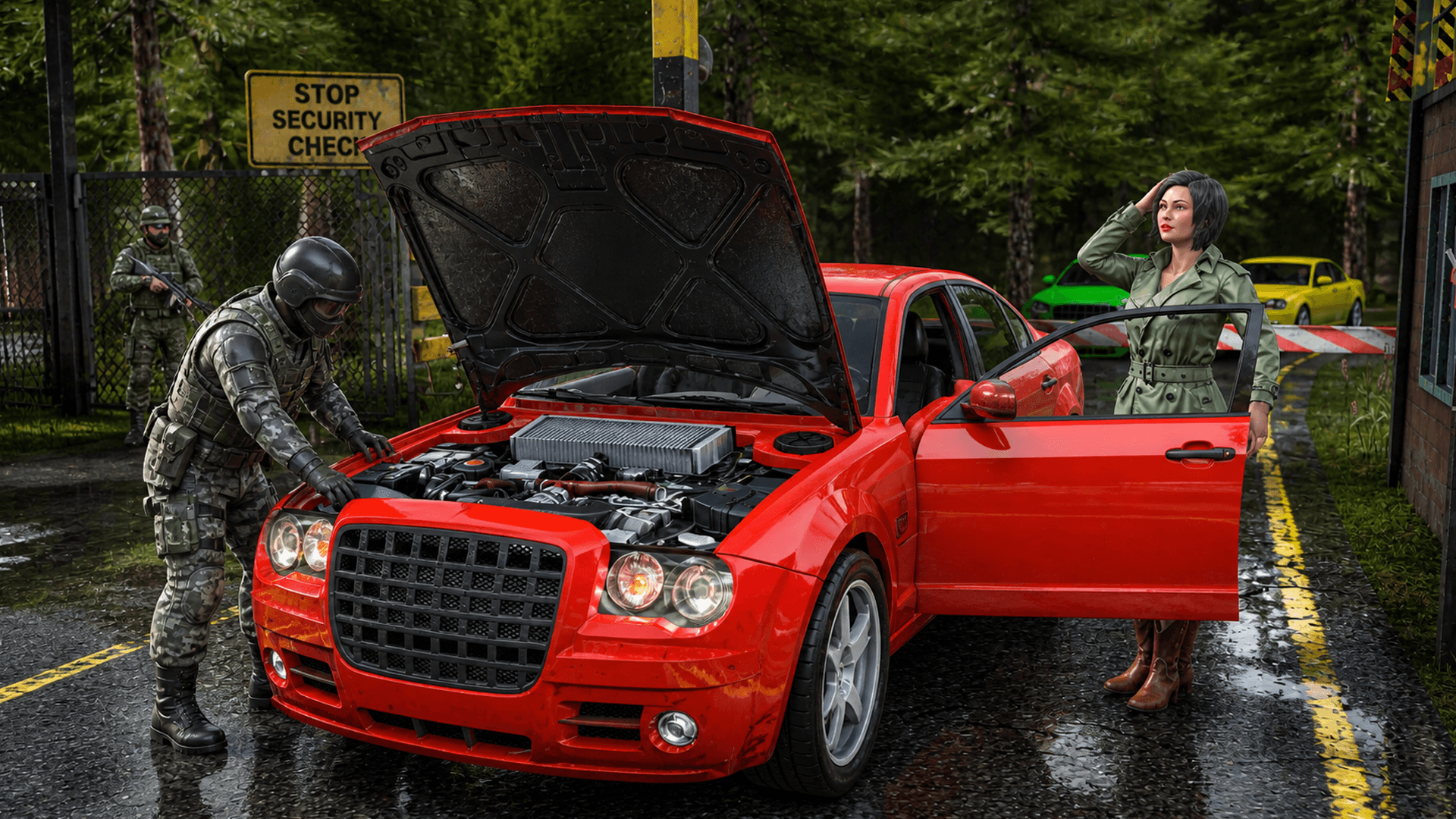 Border Patrol Police Simulator 3D Checkpoint Duty: Security Inspection ...