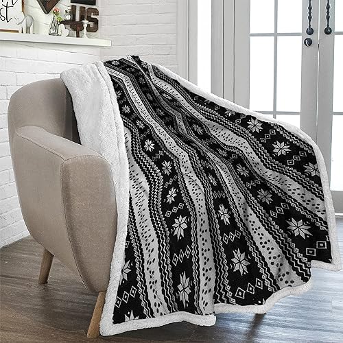 Miniatura 8 de Trailcrest - Manta de felpa para adultos de lujo para hombres y mujeres, para viajes al aire libre, para cabina suave esencial