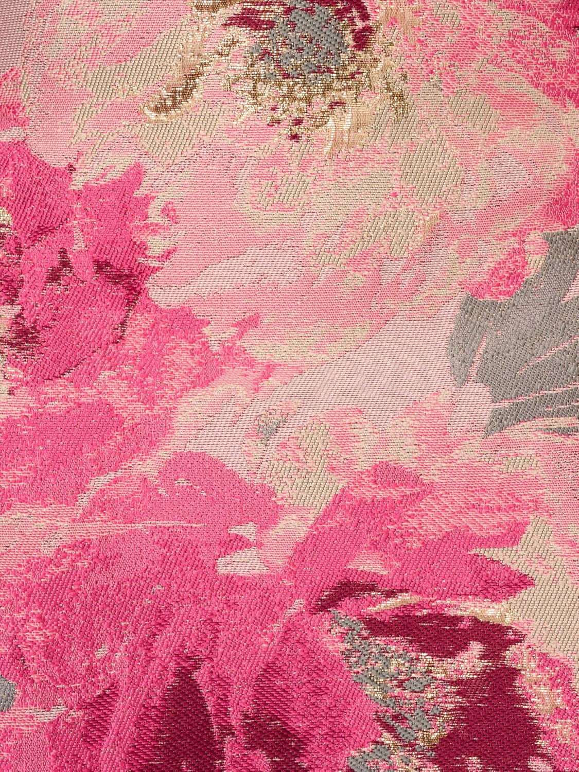 Adrianna Papell Womens High Lo Jacquard Midi Dress - Image 3