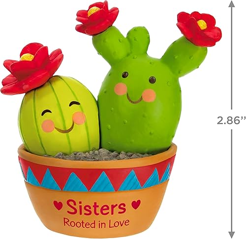 Miniatura 5 de Hallmark Keepsake Adorno de Navidad 2023, enraizado en el amor, regalo de cactus para hermana