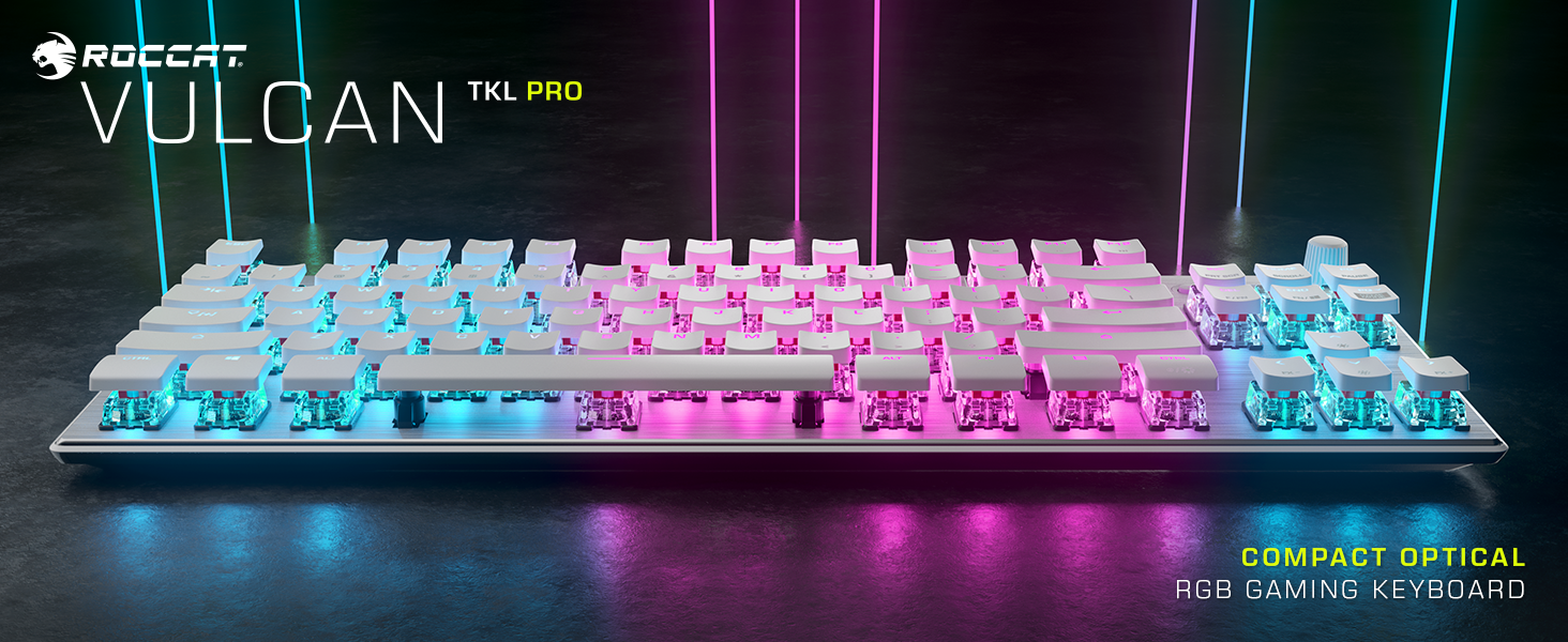 Amazon.com: ROCCAT Vulcan TKL Pro PC USB-C Gaming Keyboard, Linear