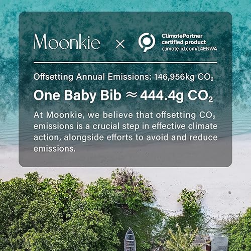 Miniatura 8 de Moonkie Juego de 2 baberos de silicona para bebé sin BPA impermeables suaves duraderos ajustables para bebés y niños pequeños gris oscuroKodak