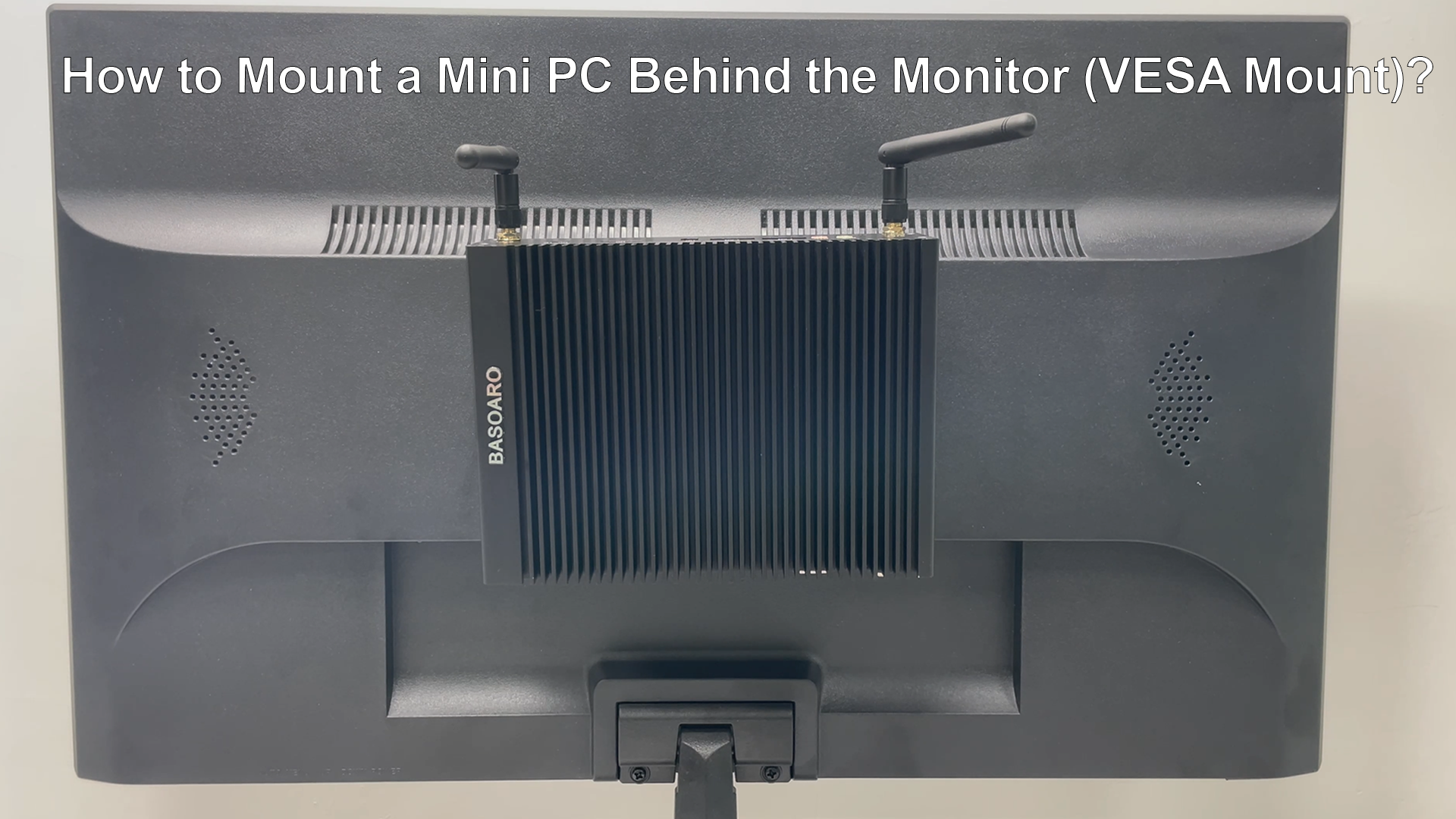 Watch How to Mount a Mini PC Behind the Monitor ﹙VESA Mount﹚? on Amazon ...