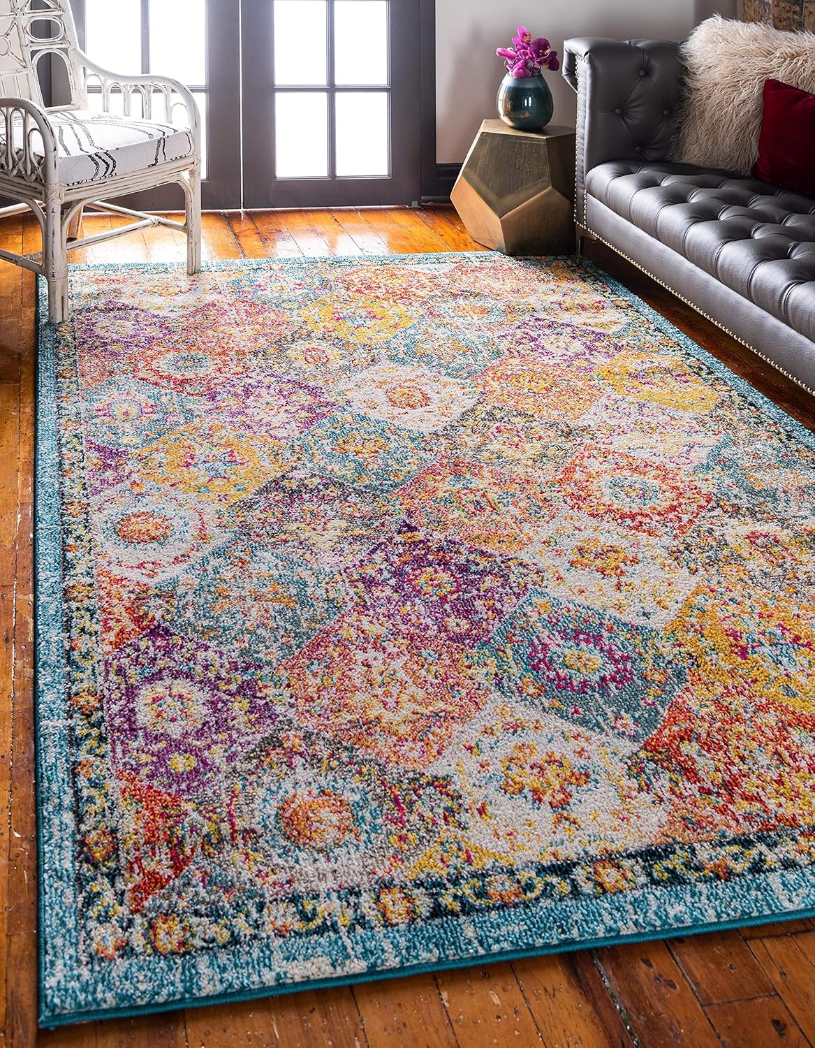 Unique Loom Penrose Collection Area Rug Blake (8' x 10