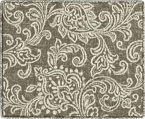 Miniatura 10 de Spatial Order Decoración del hogar | Otomana tapizada mediana rectangular de almacenamiento | Otomana con tapa con bisagras con almacenamiento para