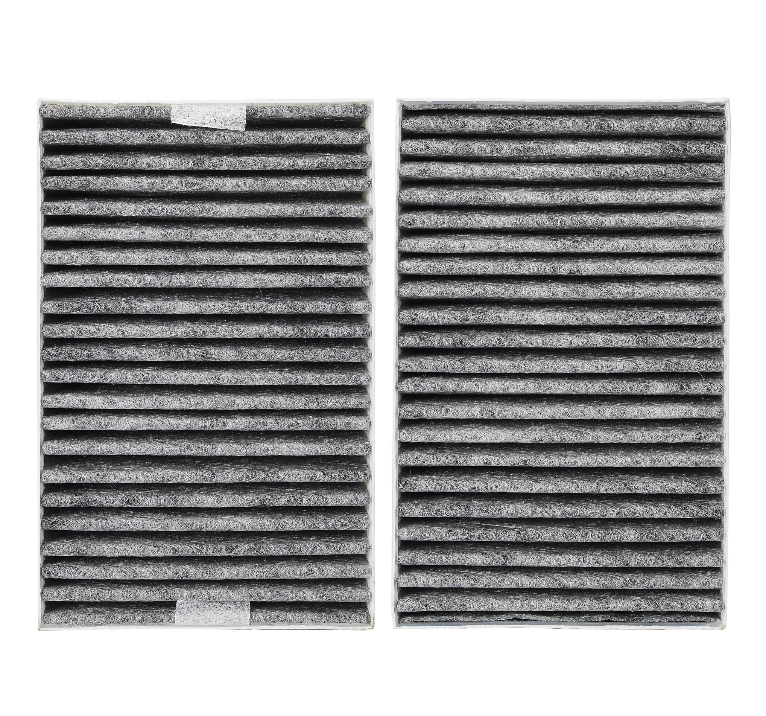 Filtres à Charbon Actif FilterBase (lot De 2) Compatible Miele DKF 31-P - Pour Hottes Recyclage DAS 4x40, DAS 8x30, Etc.