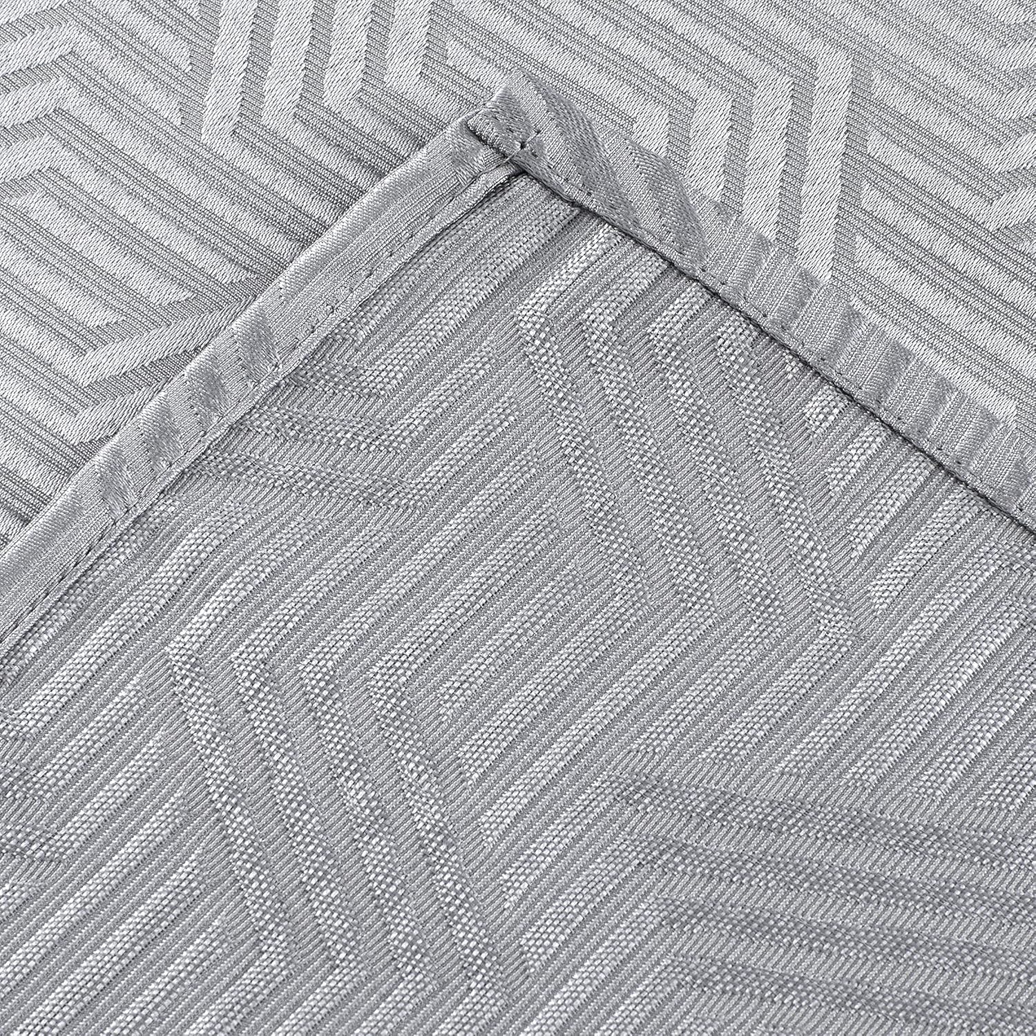 Dainty Home Monte Carlo 70" X 72" Shower Curtain in Silver