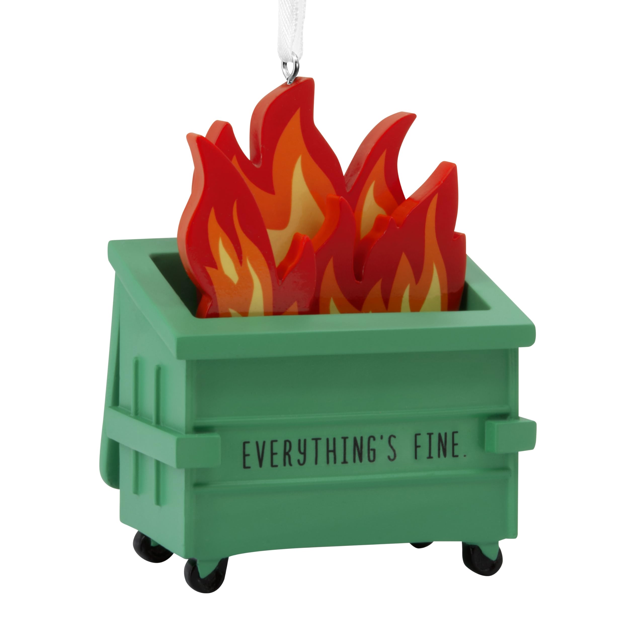 Hallmark 2024 Dumpster Fire Dumpster Fire Christmas Ornament