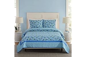 Vera Bradley Turtle Dream Reversible Quilt Set