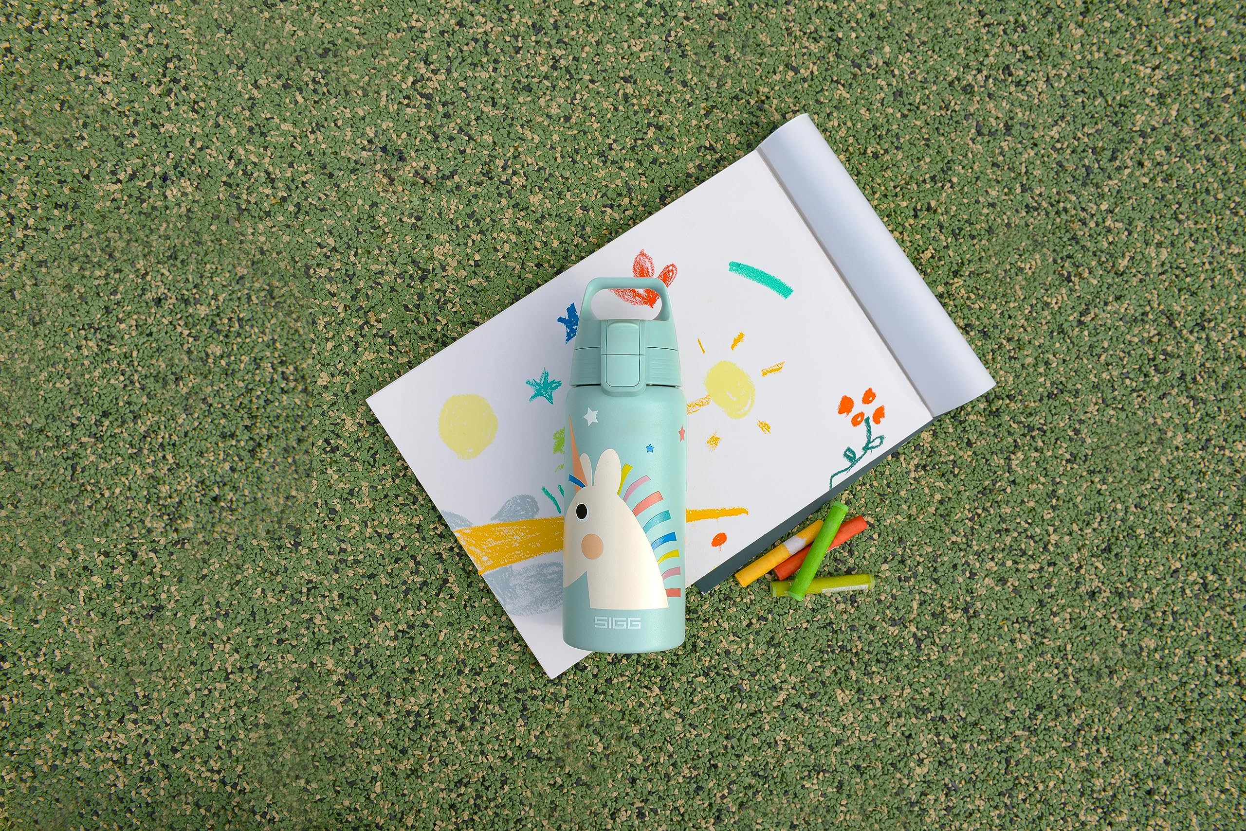 Sigg - Isolierte Trinkflasche Kinder - Shield Therm ONE - Für Kohlensäurehaltige Getränke Geeignet - Auslaufsicher & Leicht - BPA-frei - 0,5L