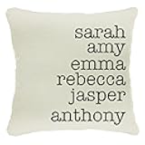 People People Customize 18x18 Family Name Throw Pillow Cover, Personalized Grandma, Grandkids, Nana, Mom, Mama Designs, Christmas, Birthday, Mother's Day Pillow Case Gifts