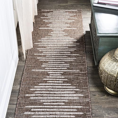 JONATHAN Y Zolak Berber Indoor Outdoor Runner Rug 2x8