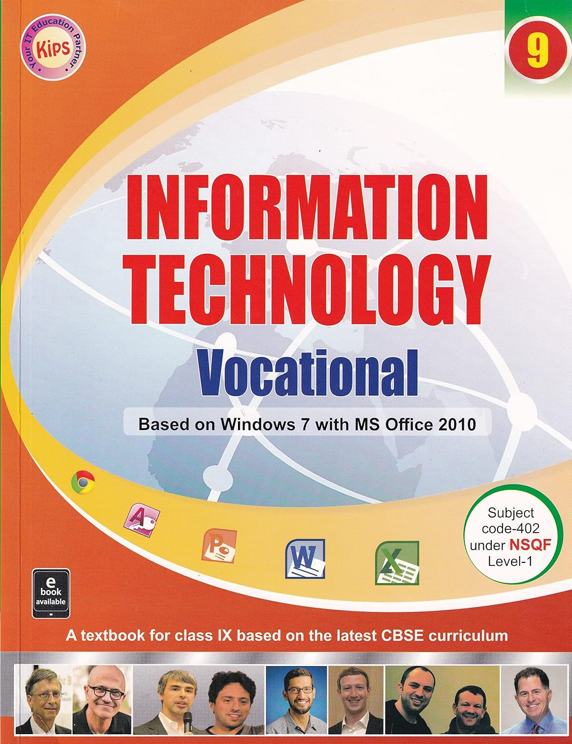 Information Technology Vocational Class 9 with MS Office 2010 under NSQF Level-1 – CBSE – Examination 2023-2024