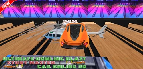 Ultimate Bowling Alley: Stunt Master-Car Bowling 3D-Auto Bowling Champion Sports-Diversão para crian